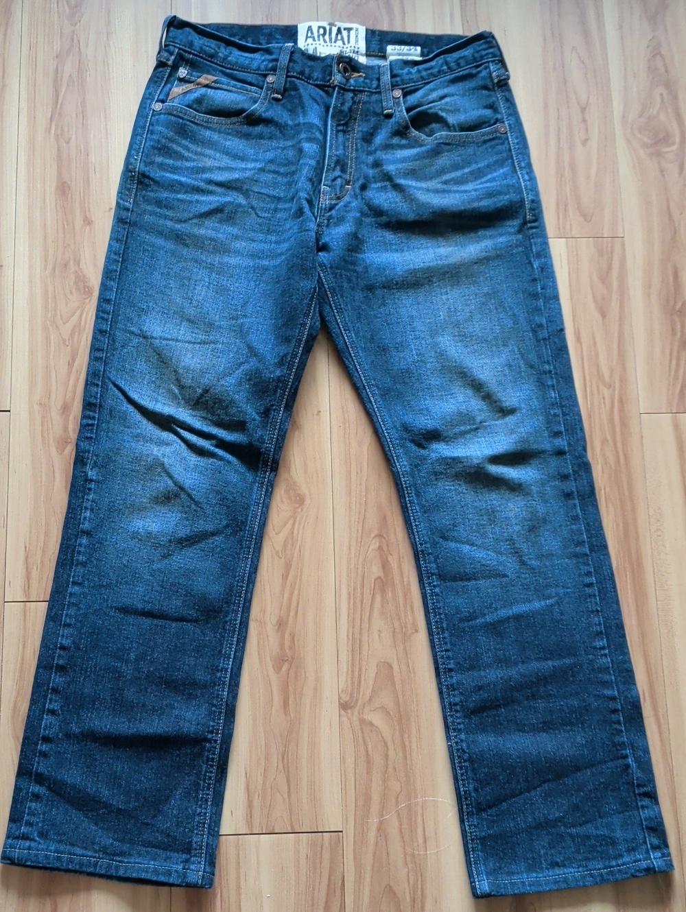 Ariat Men's Blue Straight Leg Jeans